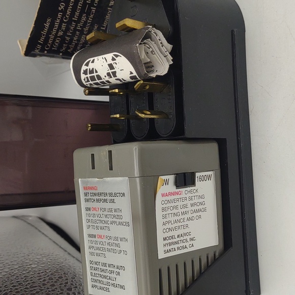 Vintage voltage valet model vccp foreign electricity converter kit - Picture 2 of 11